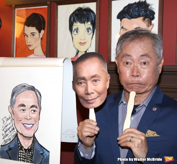 Photo Coverage: George Takei Celebrates His New Sardi's Portrait with His ALLEGIANCE Cast!  Image