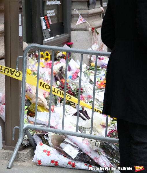 Photo Coverage: Fans Tribute David Bowie Outside of LAZARUS Image