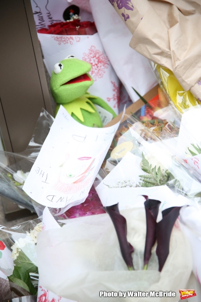 Photo Coverage: Fans Tribute David Bowie Outside of LAZARUS Image