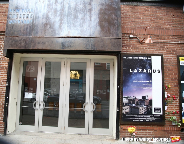 Photo Coverage: Fans Tribute David Bowie Outside of LAZARUS Image
