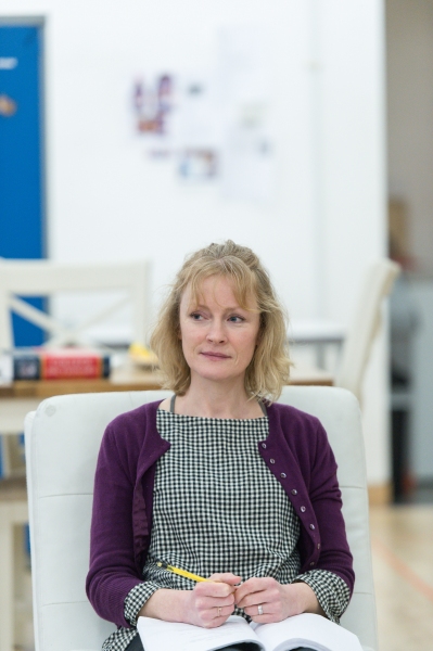 Photo Flash: In Rehearsal with Claire Skinner and More for RABBIT HOLE at Hampstead Theatre Image