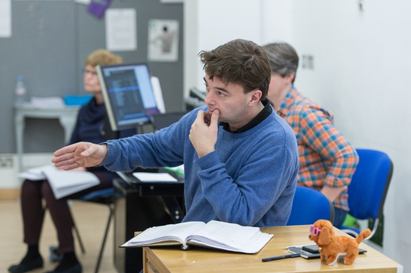 Photo Flash: In Rehearsal with Claire Skinner and More for RABBIT HOLE at Hampstead Theatre Image