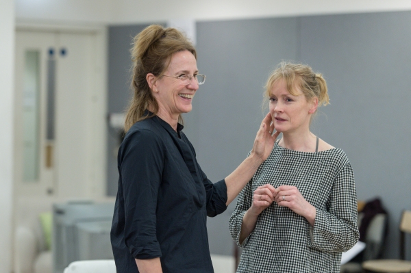 Photo Flash: In Rehearsal with Claire Skinner and More for RABBIT HOLE at Hampstead Theatre Image