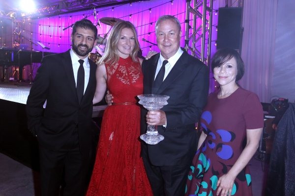 Arison Award Winner Tony Yazbeck, YoungArts Board Member Sarah Arison, Arison Award W Photo