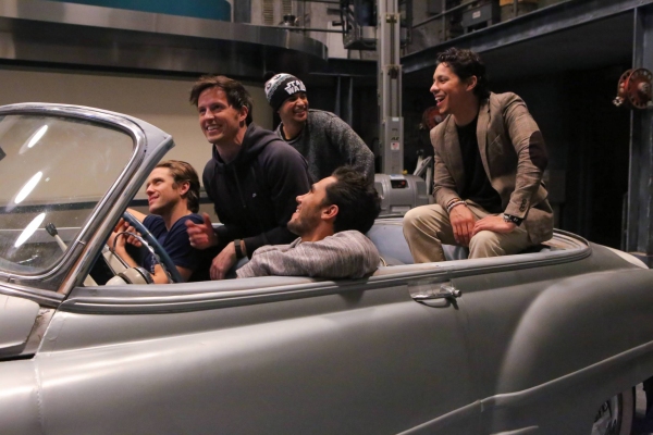 Photo Flash: They're Electrifying! Go Inside Rehearsals for Fox's GREASE: LIVE with Aaron Tveit, Julianne Hough & More Image