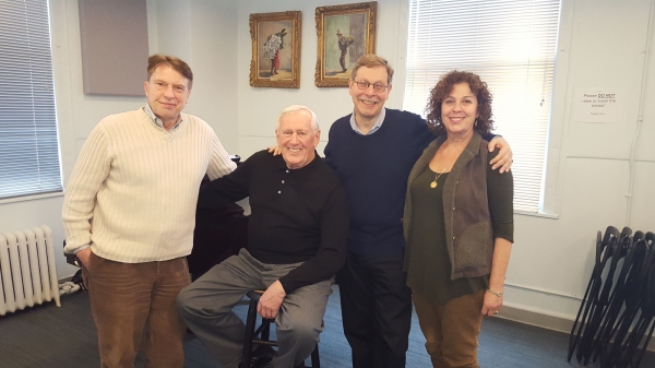 Photo Flash: In Rehearsal with Len Cariou for BROADWAY AND THE BARD Off-Broadway Image