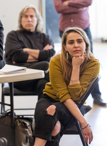 Photo Flash: Sneak Peek at Sharon Lawrence, Mae Whitman and More in Rehearsal for THE MYSTERY OF LOVE & SEX at the Taper Image
