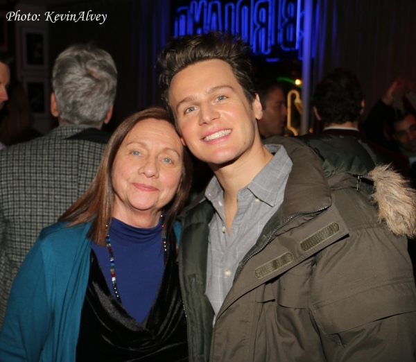 Photo Flash: Jonathan Groff, Russell Tovey and More Clown with Frank DiLella at Birdland Image
