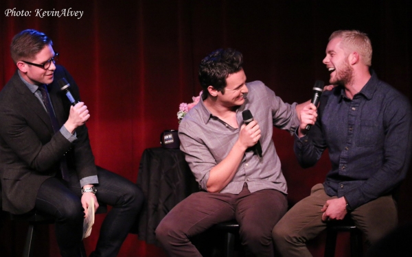 Photo Flash: Jonathan Groff, Russell Tovey and More Clown with Frank DiLella at Birdland Image