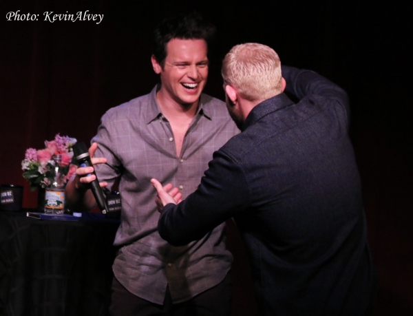 Photo Flash: Jonathan Groff, Russell Tovey and More Clown with Frank DiLella at Birdland Image