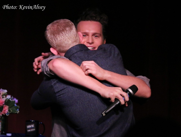 Photo Flash: Jonathan Groff, Russell Tovey and More Clown with Frank DiLella at Birdland Image