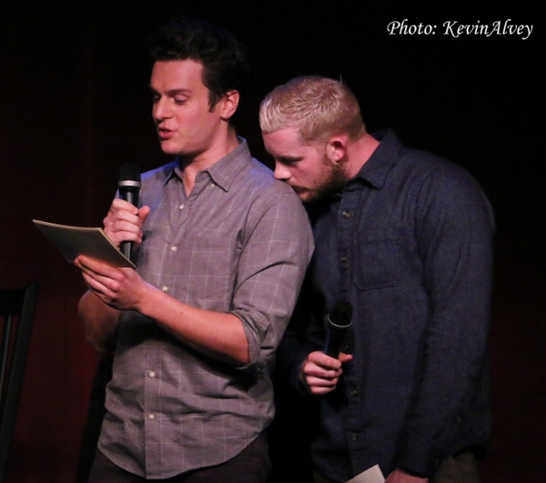 Photo Flash: Jonathan Groff, Russell Tovey and More Clown with Frank DiLella at Birdland Image