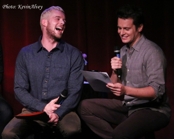 Photo Flash: Jonathan Groff, Russell Tovey and More Clown with Frank DiLella at Birdland 