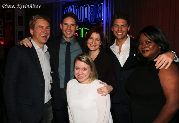 Photo Flash: Jonathan Groff, Russell Tovey and More Clown with Frank DiLella at Birdland Image