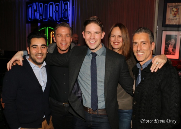 Photo Flash: Jonathan Groff, Russell Tovey and More Clown with Frank DiLella at Birdland Image