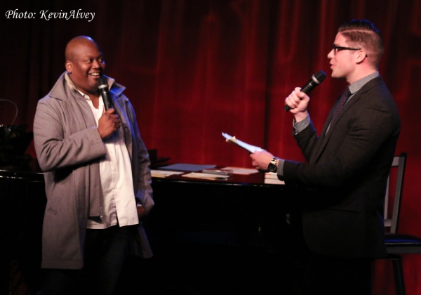 Photo Flash: Jonathan Groff, Russell Tovey and More Clown with Frank DiLella at Birdland Image