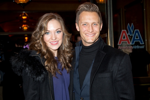 Photo Coverage: Laura Osnes, Joshua Henry, Sheldon Harnick, Joel Grey and More Walk the NOISES OFF Red Carpet  Image