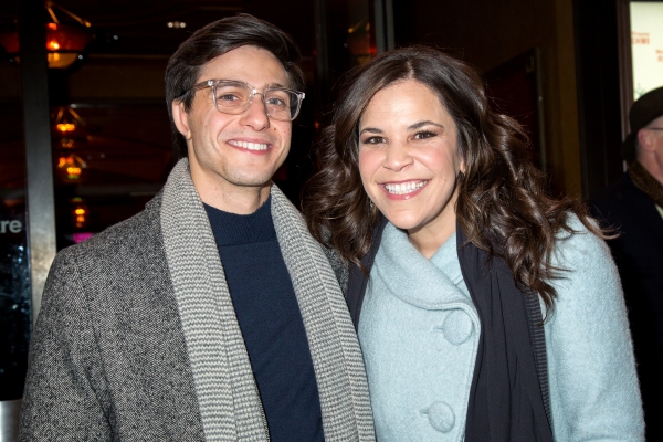 Photo Coverage: Laura Osnes, Joshua Henry, Sheldon Harnick, Joel Grey and More Walk the NOISES OFF Red Carpet  Image