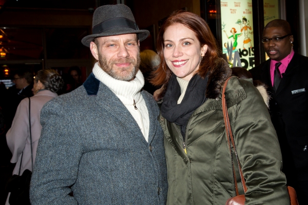 Photo Coverage: Laura Osnes, Joshua Henry, Sheldon Harnick, Joel Grey and More Walk the NOISES OFF Red Carpet  Image