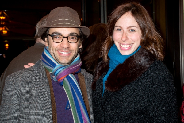 Photo Coverage: Laura Osnes, Joshua Henry, Sheldon Harnick, Joel Grey and More Walk the NOISES OFF Red Carpet  Image