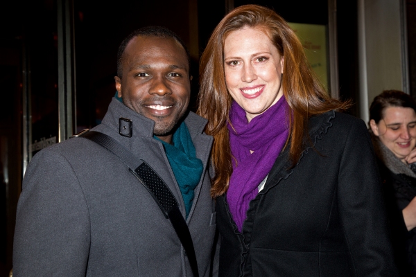 Photo Coverage: Laura Osnes, Joshua Henry, Sheldon Harnick, Joel Grey and More Walk the NOISES OFF Red Carpet  Image