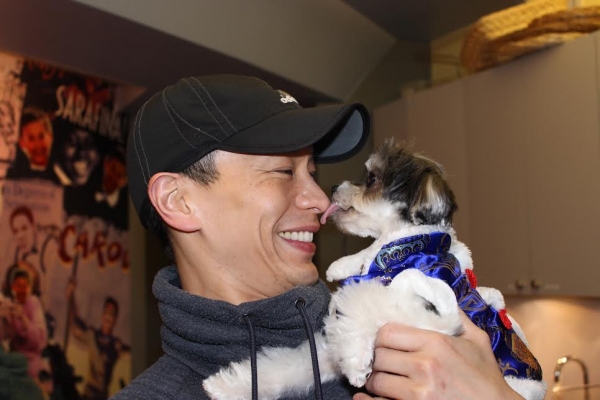 Photo Flash: Tinkerbelle the Dog Visits Hoon Lee and More at THE KING AND I Image