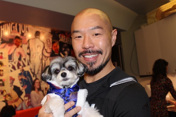 Photo Flash: Tinkerbelle the Dog Visits Hoon Lee and More at THE KING AND I Image