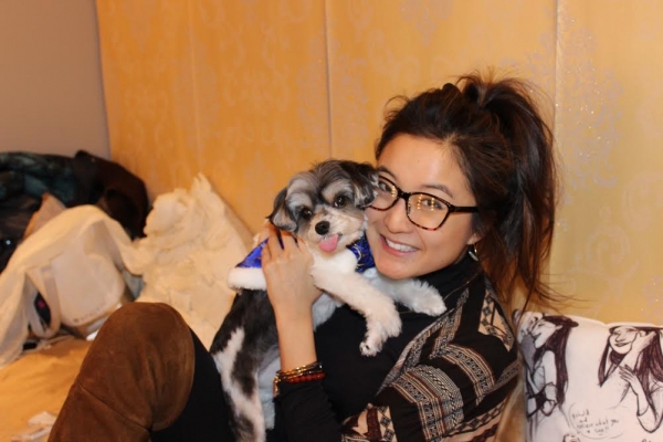 Photo Flash: Tinkerbelle the Dog Visits Hoon Lee and More at THE KING AND I Image