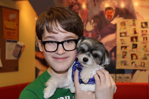 Photo Flash: Tinkerbelle the Dog Visits Hoon Lee and More at THE KING AND I Image