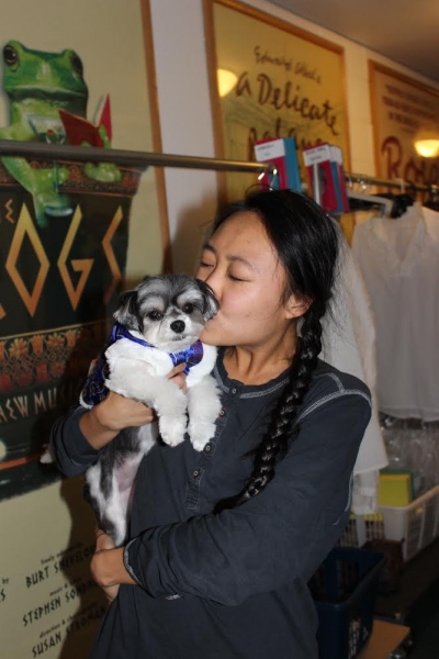 Photo Flash: Tinkerbelle the Dog Visits Hoon Lee and More at THE KING AND I Image