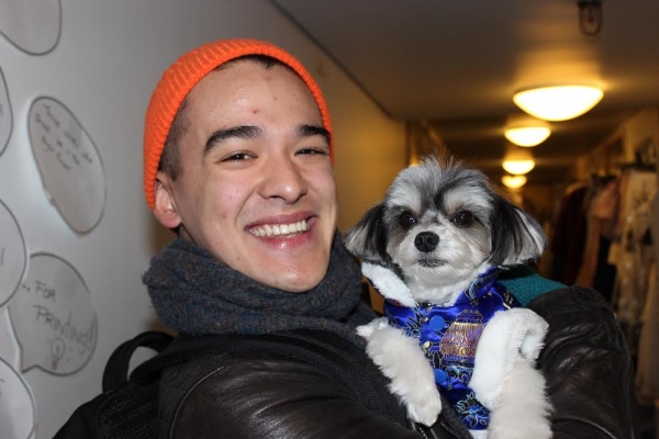 Photo Flash: Tinkerbelle the Dog Visits Hoon Lee and More at THE KING AND I Image