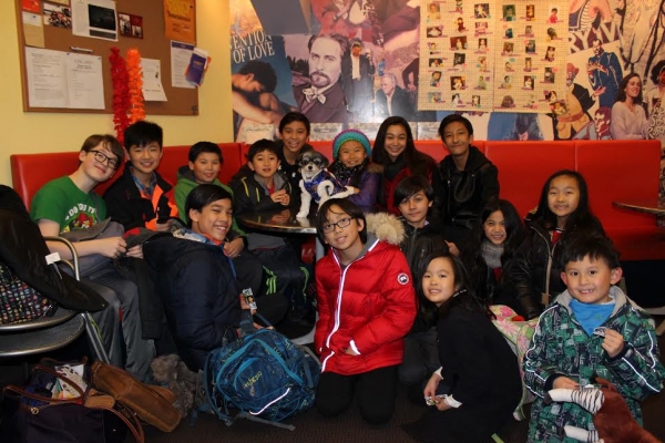 Photo Flash: Tinkerbelle the Dog Visits Hoon Lee and More at THE KING AND I Image