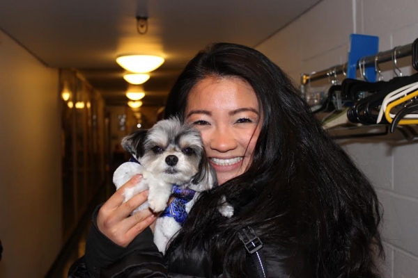 Photo Flash: Tinkerbelle the Dog Visits Hoon Lee and More at THE KING AND I Image