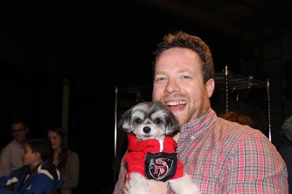 Photo Flash: Tinkerbelle the Dog Visits SCHOOL OF ROCK on Broadway Image