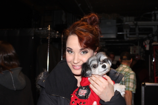 Photo Flash: Tinkerbelle the Dog Visits SCHOOL OF ROCK on Broadway Image