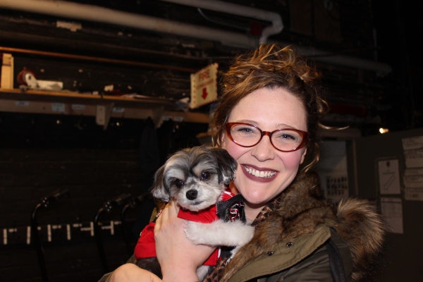 Photo Flash: Tinkerbelle the Dog Visits SCHOOL OF ROCK on Broadway Image