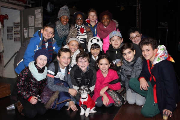 Photo Flash: Tinkerbelle the Dog Visits SCHOOL OF ROCK on Broadway Image
