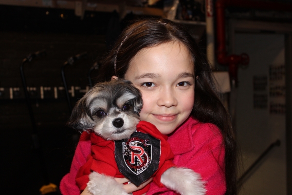 Photo Flash: Tinkerbelle the Dog Visits SCHOOL OF ROCK on Broadway Image
