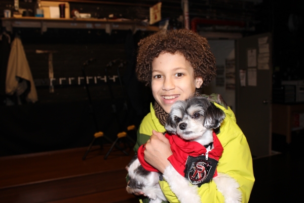 Photo Flash: Tinkerbelle the Dog Visits SCHOOL OF ROCK on Broadway Image