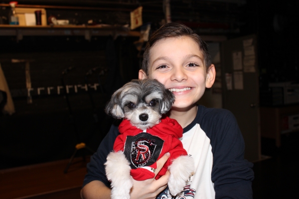 Photo Flash: Tinkerbelle the Dog Visits SCHOOL OF ROCK on Broadway Image