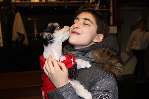 Photo Flash: Tinkerbelle the Dog Visits SCHOOL OF ROCK on Broadway Image