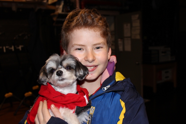 Photo Flash: Tinkerbelle the Dog Visits SCHOOL OF ROCK on Broadway Image