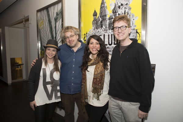 Emily Marshall, Dave Malloy, Rachel Chavkin, and Miley DeWeese Photo