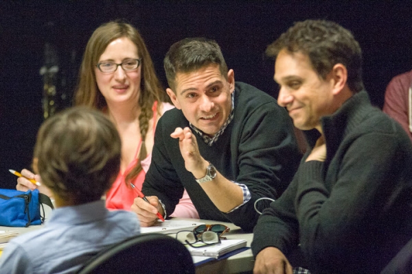 Photo Flash: Mario Cantone, Ralph Macchio & More in Rehearsal for A ROOM OF MY OWN Off-Broadway Image