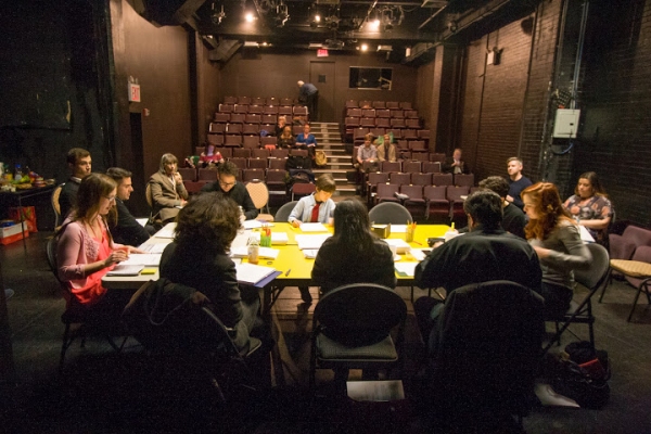 Photo Flash: Mario Cantone, Ralph Macchio & More in Rehearsal for A ROOM OF MY OWN Off-Broadway Image