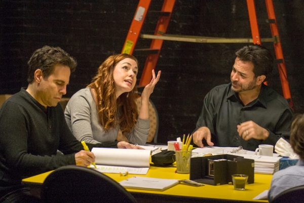 Photo Flash: Mario Cantone, Ralph Macchio & More in Rehearsal for A ROOM OF MY OWN Off-Broadway Image