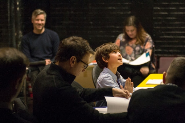 Photo Flash: Mario Cantone, Ralph Macchio & More in Rehearsal for A ROOM OF MY OWN Off-Broadway Image