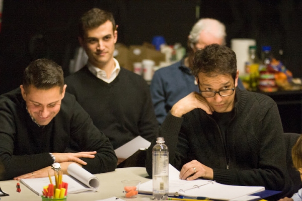 Photo Flash: Mario Cantone, Ralph Macchio & More in Rehearsal for A ROOM OF MY OWN Off-Broadway Image