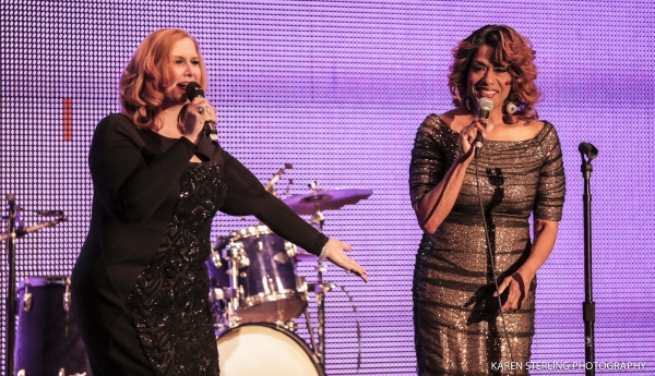 Julie James and Jennifer Holliday Photo