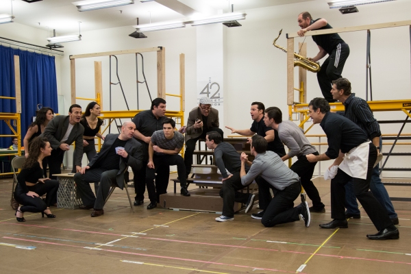 Photo Coverage: Go Inside Rehearsal with Robert De Niro and the Cast of Paper Mill's A BRONX TALE! 